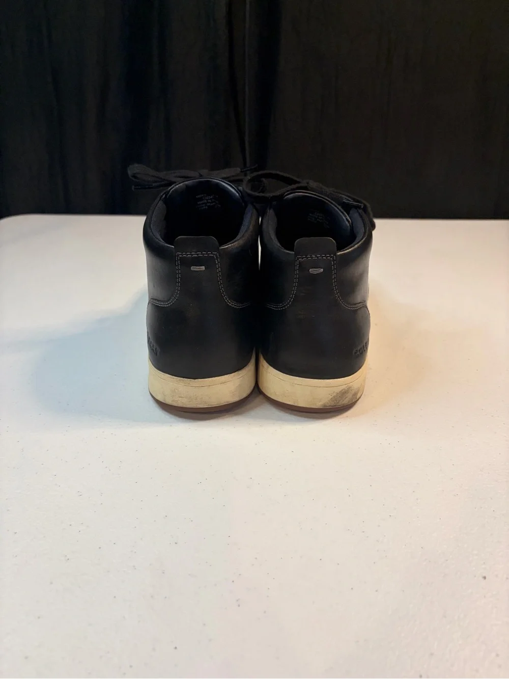 Cole Haan Men's Black Leather Chukka Boots Sneakers Casual Shoes Men's Size 11